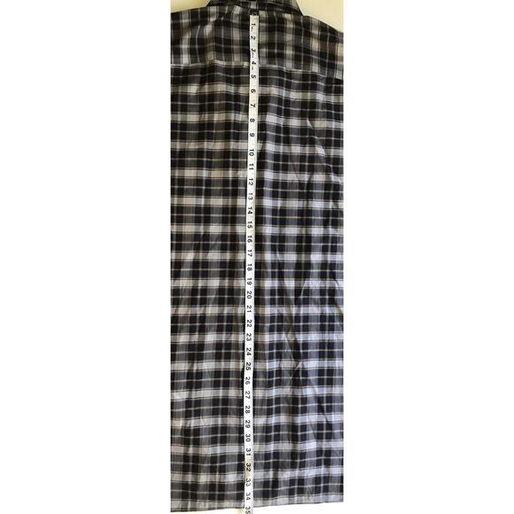 Robert Talbott Men’s Classic Button Up Long Sleeve Plaid Dress Shirt Size XXL - Picture 7 of 7